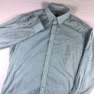 Faherty Brand Mens Long Sleeve Gingham Button Down Shirt XL
